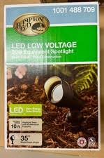 20-Watt Equivalent Low Voltage Black Integrated LED Outdoor Landscape Spot Light