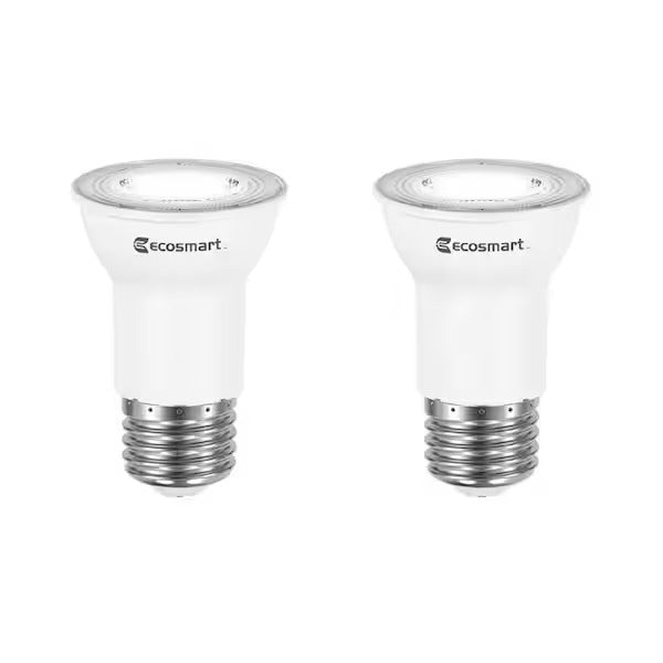 EcoSmart 2-Pack 35-Watt Equivalent PAR16 Dimmable Energy Star Flood LED Light Bulb Bright White