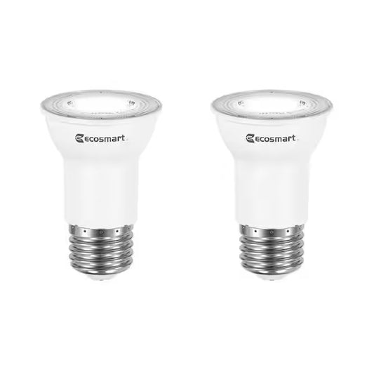 EcoSmart 2-Pack 35-Watt Equivalent PAR16 Dimmable Energy Star Flood LED Light Bulb Bright White
