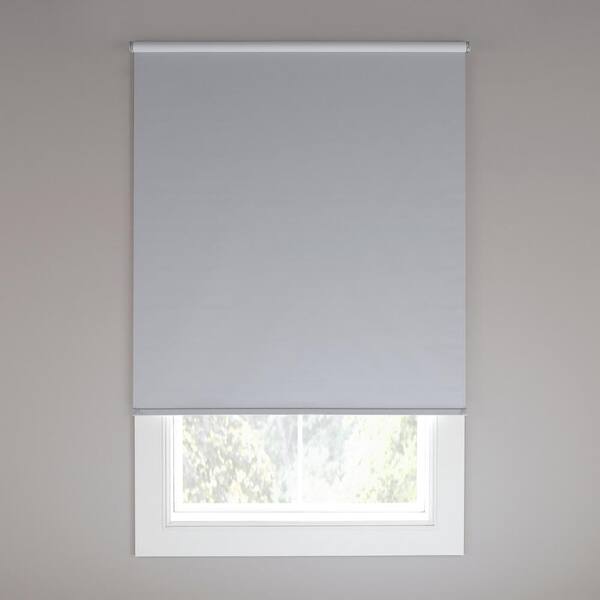 Cut-to-Size Taupe Cordless Blackout Fabric Roller Shade 73.25 in. W x 72 in. L