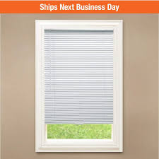 White Cordless Room Darkening Vinyl Mini Blinds with 1 in. Slats-35 in. W x 48 in. L (Actual Size 34.5 in. W x 48 in. L) Customer Reviews  79% of Customers Recommend  Overall Ratings