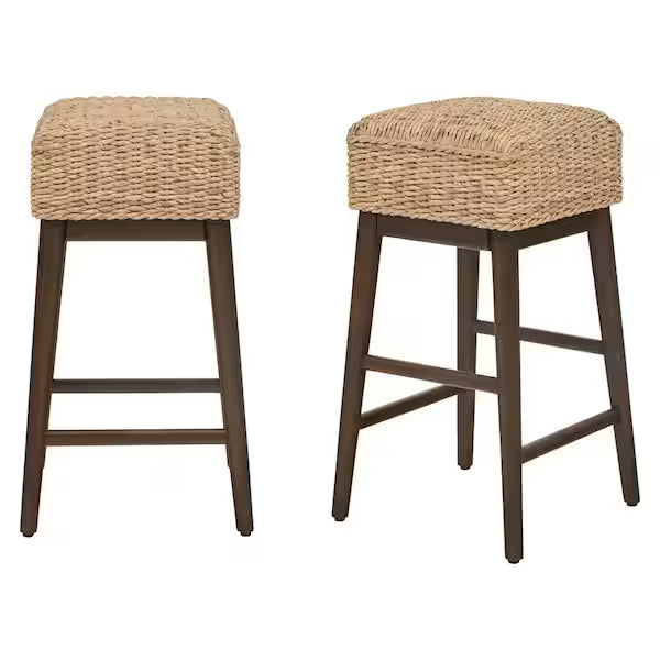 Home Decorators Collection Fairgate Backless Woven Counter Stools (Set of 2)