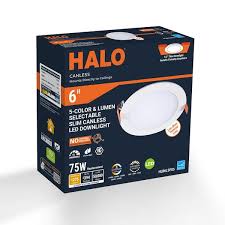 6 in. Selectable CCT for Use in New Construction, Remodel and Retrofit Installation, Integrated LED Downlight