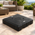 Base para Sombrilla de Patio de Gran Tamaño – Negra