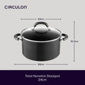 Bianconi Italiana Stockpot 24 cm - Cueva de Machos 2.0