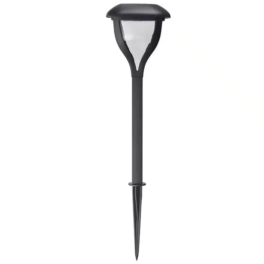 Por unidad Hampton Bay Tallulah Falls Black Solar Integrated LED Weather Resistant Path Light