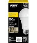 Bombilla incandescente Feit Electric de 150 W A21 de tres vías, línea A, E26 (mediana), blanco suave, x2 unid. - Cueva de Machos 2.0