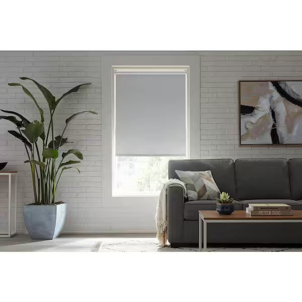 StyleWell Persiana enrollable de tela 37.25 in. W x 72 in. L
