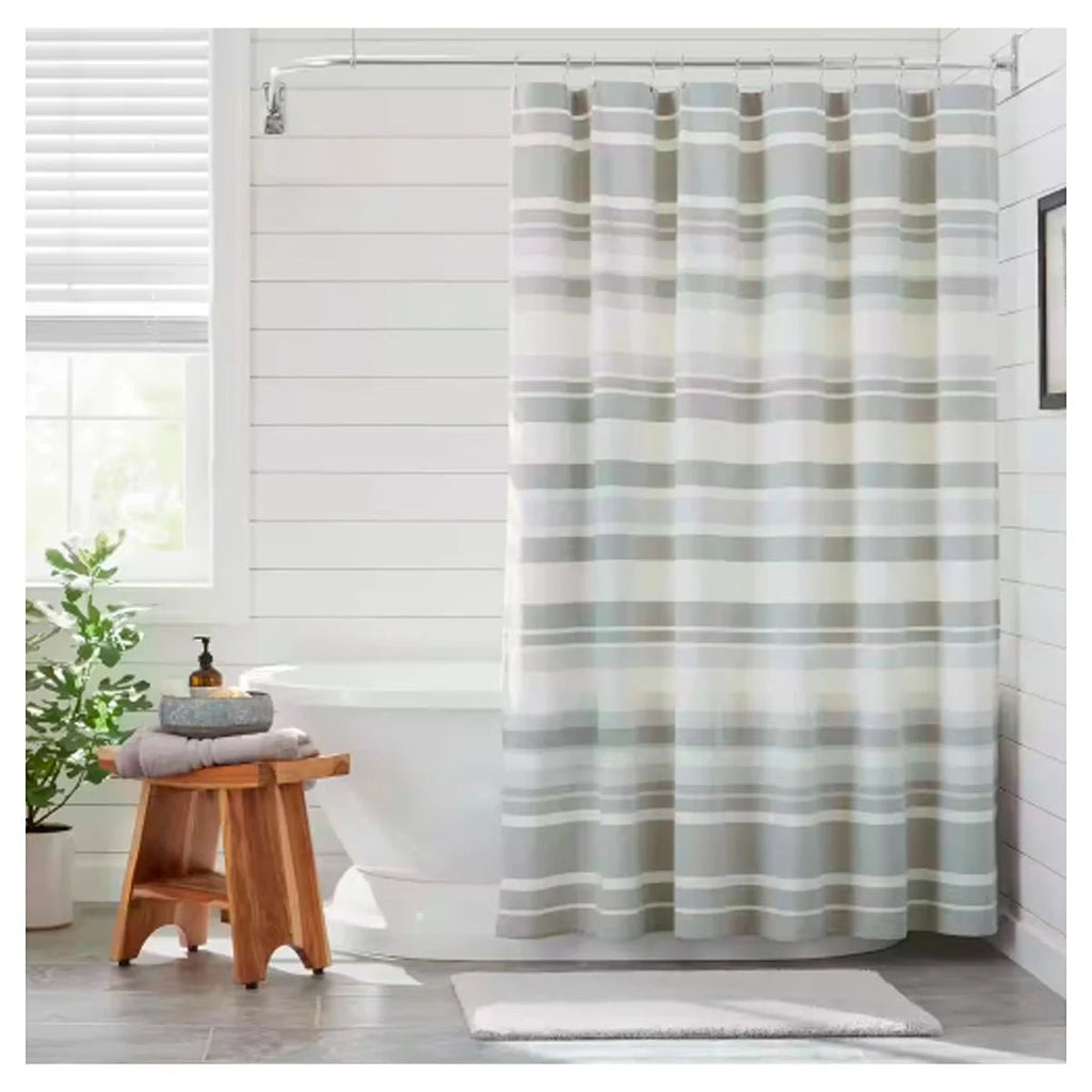 Cortina de Baño Tela Balanced Stripe 72" - Cueva de Machos 2.0