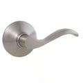 Desafiante Manilla para puertas de pasillo y armario de níquel satinado de Nápoles