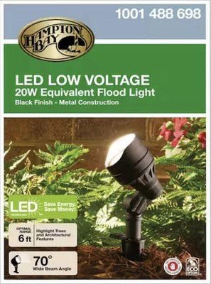 Hampton Bay Foco LED de bajo voltaje de 20 W - Cueva de Machos 2.0