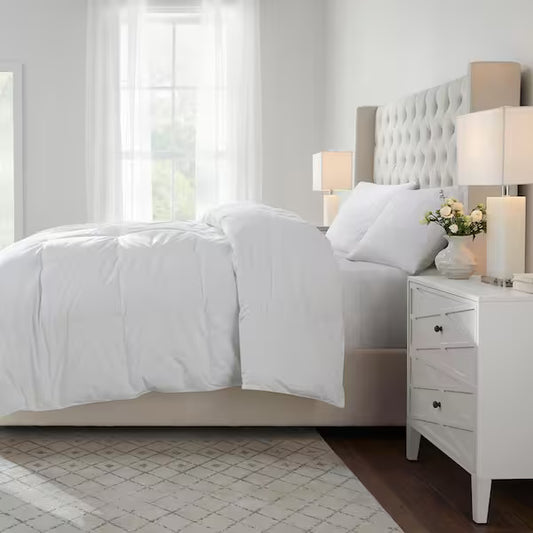 Home Decorators Collection Medium Weight White King Down Comforter