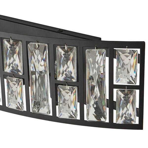 Home Decorators Kristella Lámpara de tocador de 24 pulgadas con 5 luces - Cueva de Machos 2.0