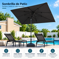 Sombrilla de Patio Cuadrada – Elegancia, Protección y Comodidad 6x9
