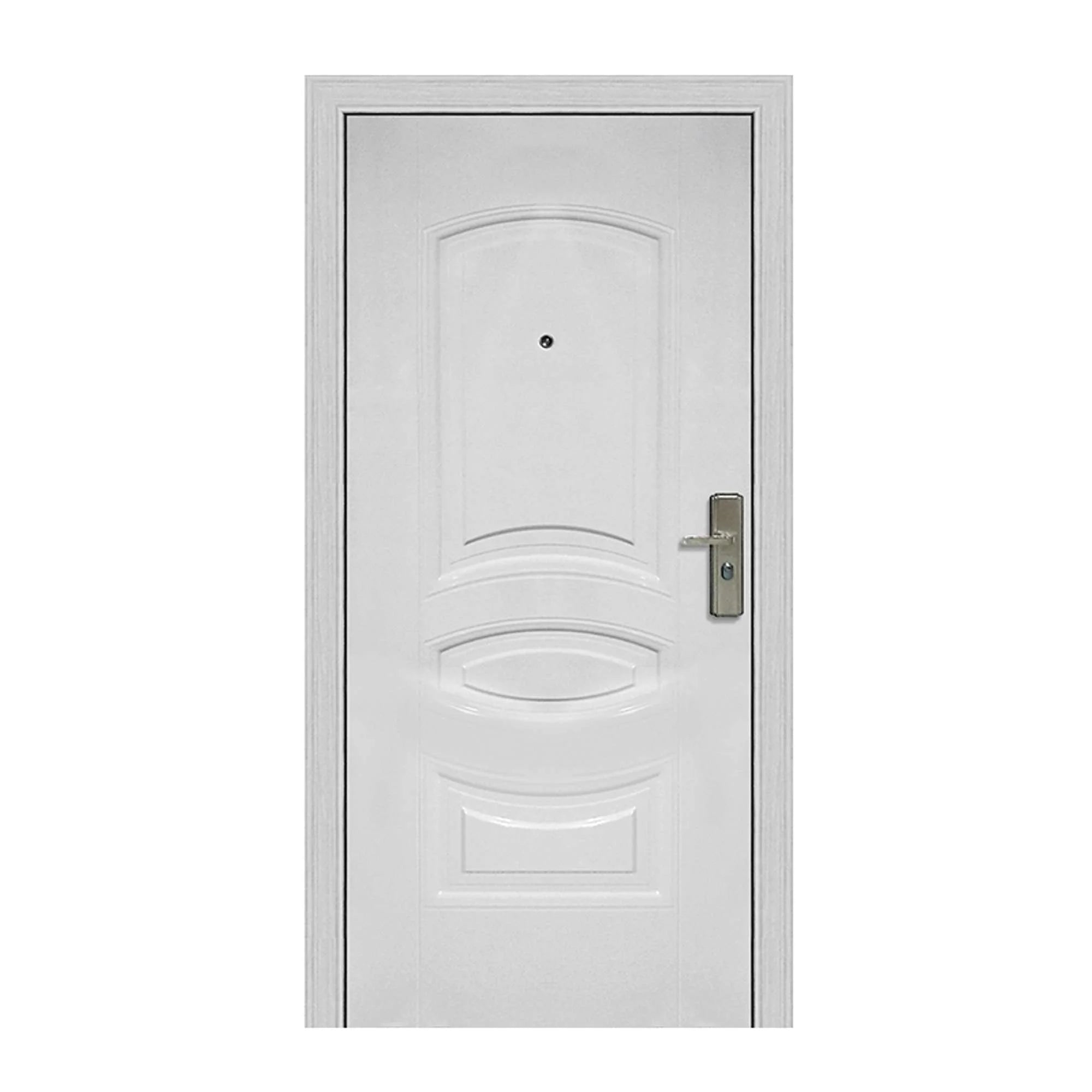 Puerta de Metal Blanca Derecha - Resistente y Elegante – Cueva de ...