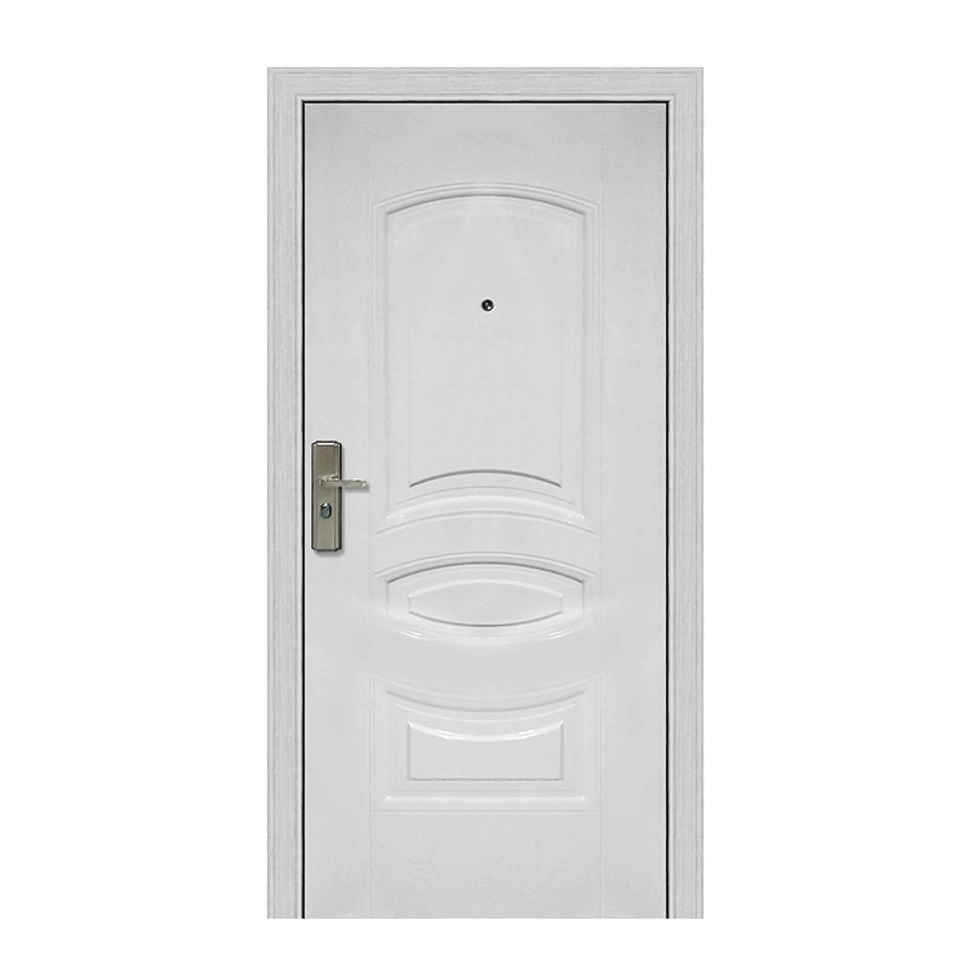 PUERTA DE METAL BLANCA IZQUIERDA - Cueva de Machos 2.0