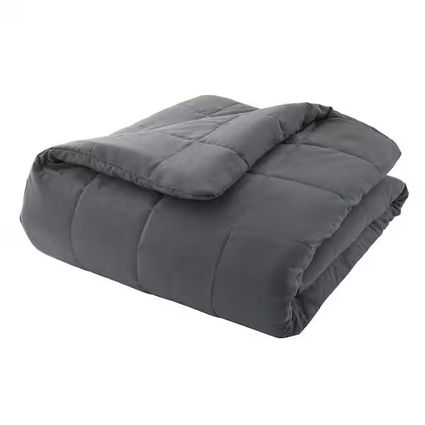 StyleWell Manta con peso gris carbón de 12 lb.